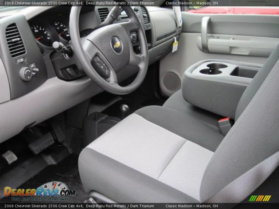 2009 Chevrolet Silverado 1500 Crew Cab 4x4 Deep Ruby Red Metallic / Dark Titanium Photo #6