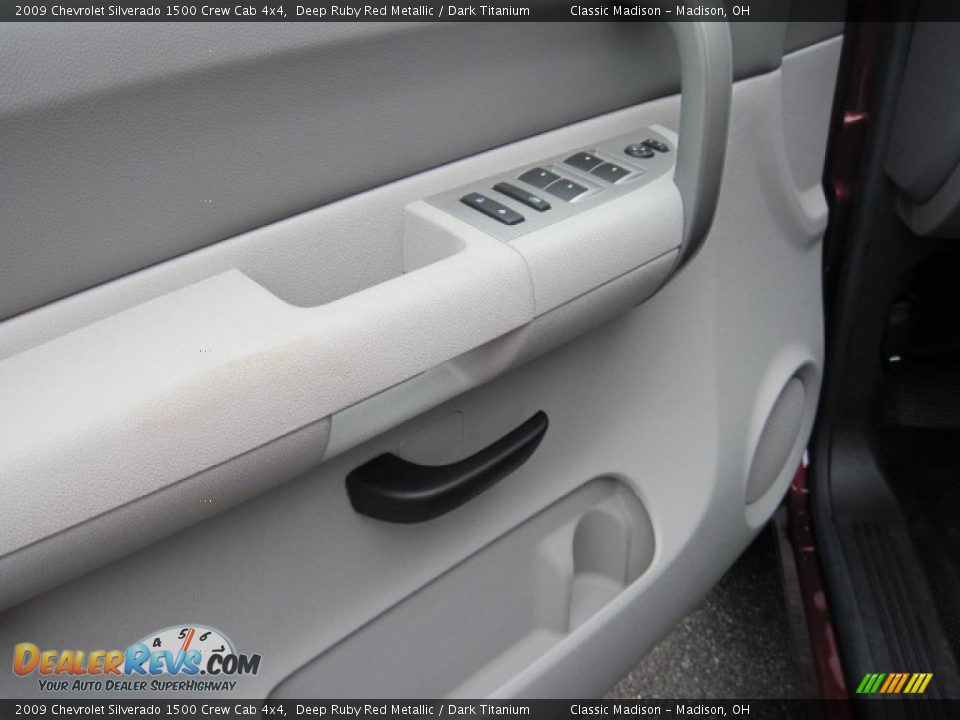 2009 Chevrolet Silverado 1500 Crew Cab 4x4 Deep Ruby Red Metallic / Dark Titanium Photo #8