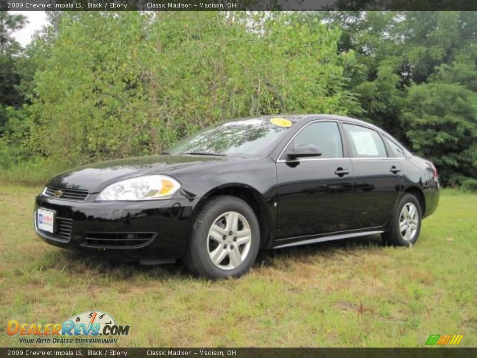2009 Chevrolet Impala LS Black / Ebony Photo #1