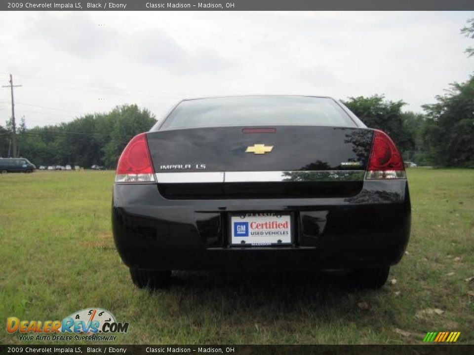 2009 Chevrolet Impala LS Black / Ebony Photo #5