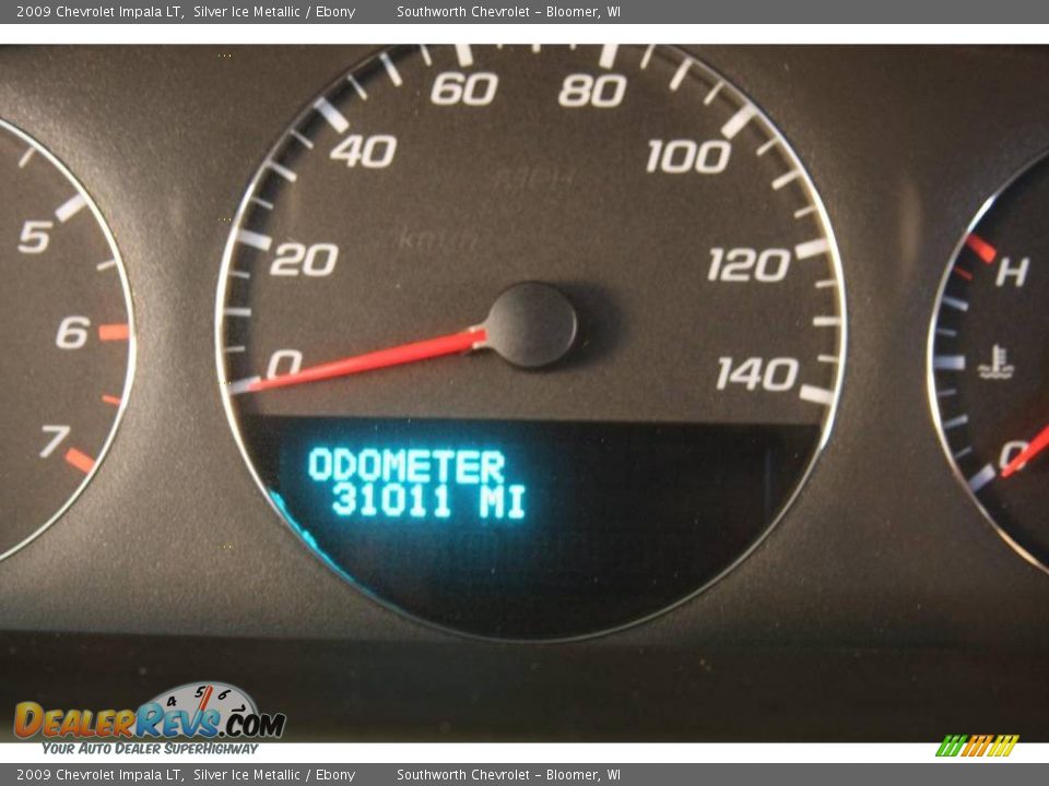 2009 Chevrolet Impala LT Silver Ice Metallic / Ebony Photo #7