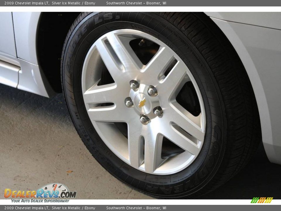 2009 Chevrolet Impala LT Silver Ice Metallic / Ebony Photo #9