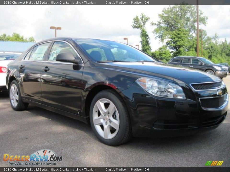 2010 Chevrolet Malibu LS Sedan Black Granite Metallic / Titanium Photo #3