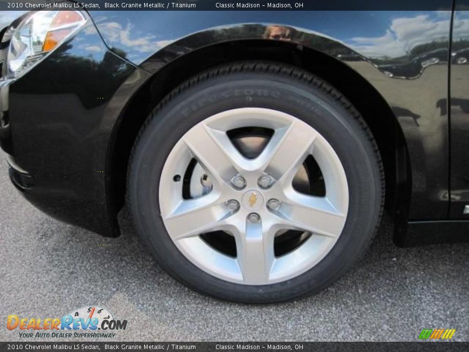 2010 Chevrolet Malibu LS Sedan Black Granite Metallic / Titanium Photo #5