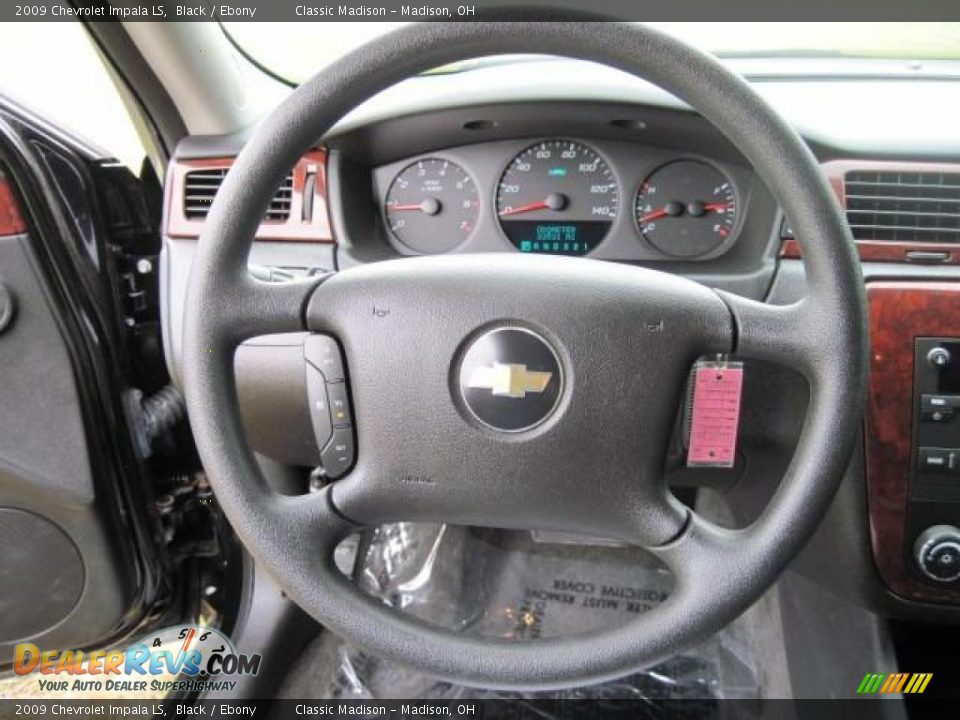 2009 Chevrolet Impala LS Black / Ebony Photo #28