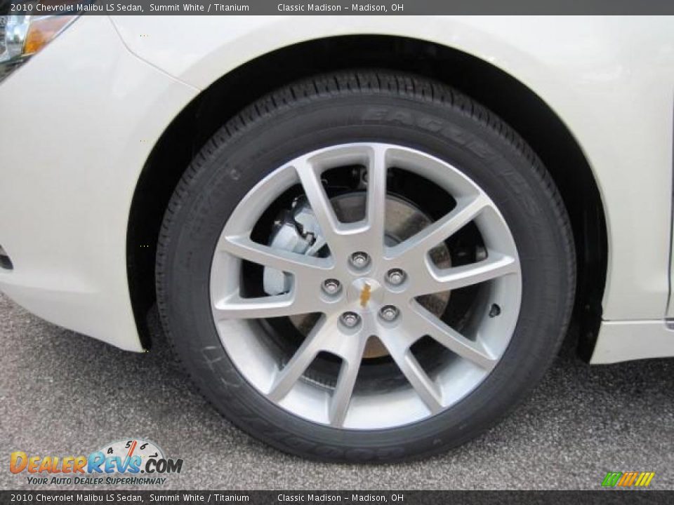 2010 Chevrolet Malibu LS Sedan Summit White / Titanium Photo #6