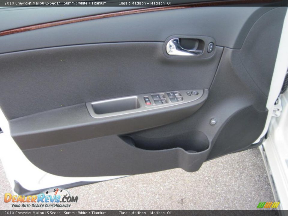 2010 Chevrolet Malibu LS Sedan Summit White / Titanium Photo #7