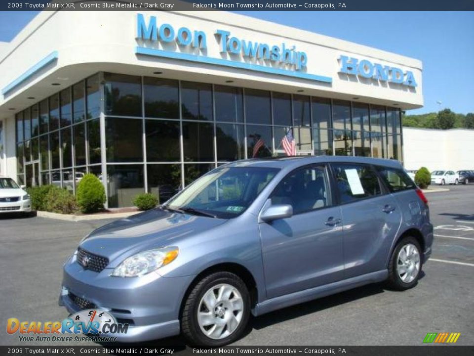 2003 Toyota Matrix XR Cosmic Blue Metallic / Dark Gray Photo #1