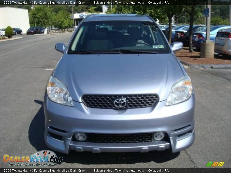 2003 Toyota Matrix XR Cosmic Blue Metallic / Dark Gray Photo #6