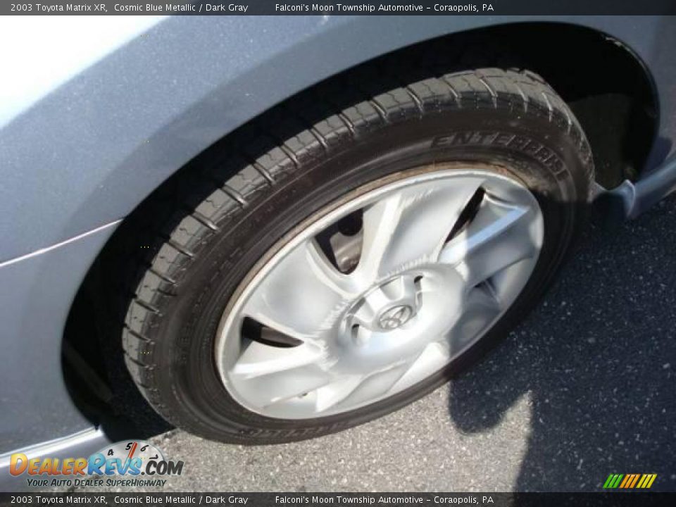 2003 Toyota Matrix XR Cosmic Blue Metallic / Dark Gray Photo #7