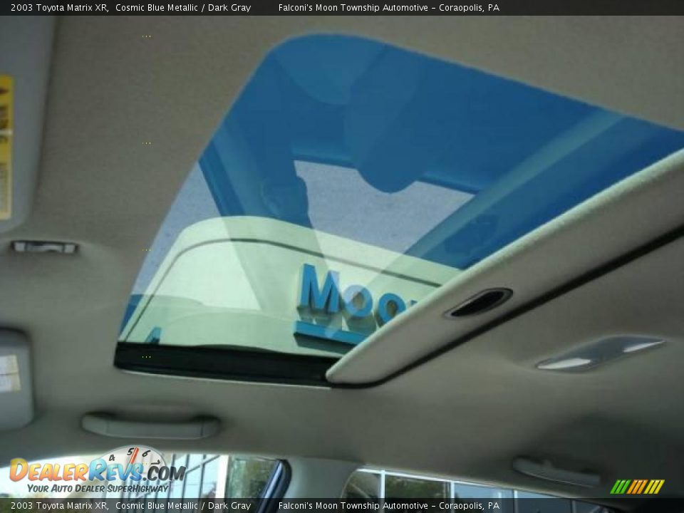 2003 Toyota Matrix XR Cosmic Blue Metallic / Dark Gray Photo #12