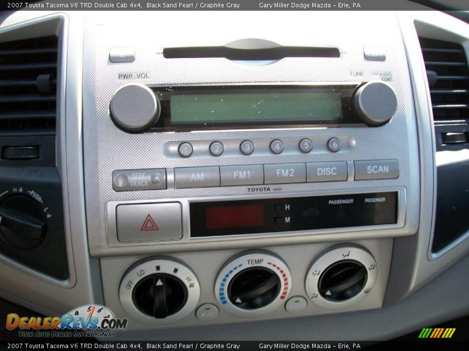2007 Toyota Tacoma V6 TRD Double Cab 4x4 Black Sand Pearl / Graphite Gray Photo #14