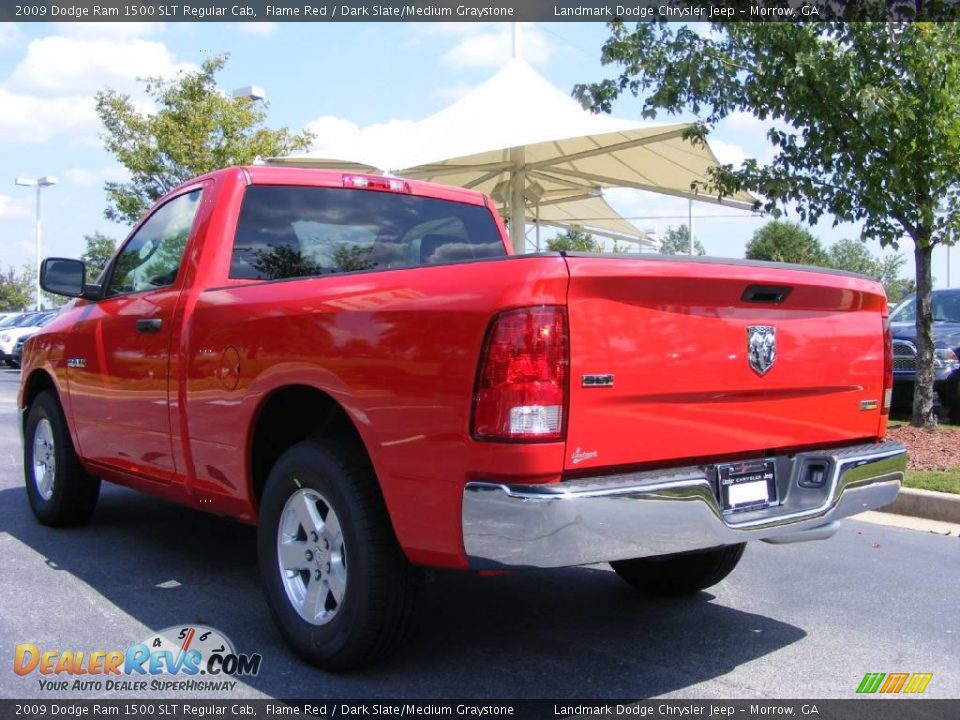 2009 Dodge Ram 1500 SLT Regular Cab Flame Red / Dark Slate/Medium Graystone Photo #1