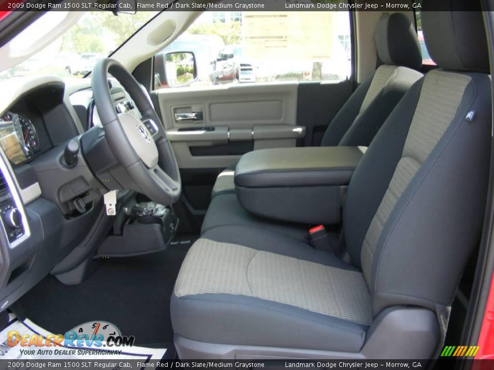 2009 Dodge Ram 1500 SLT Regular Cab Flame Red / Dark Slate/Medium Graystone Photo #4