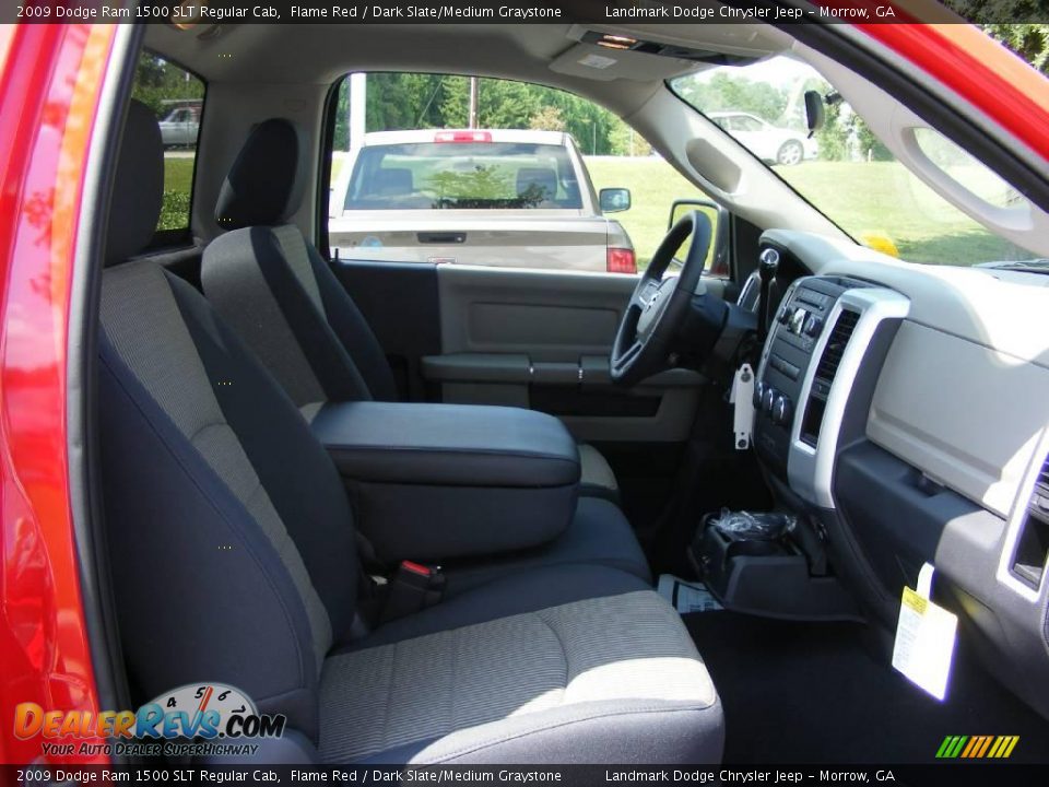 2009 Dodge Ram 1500 SLT Regular Cab Flame Red / Dark Slate/Medium Graystone Photo #7