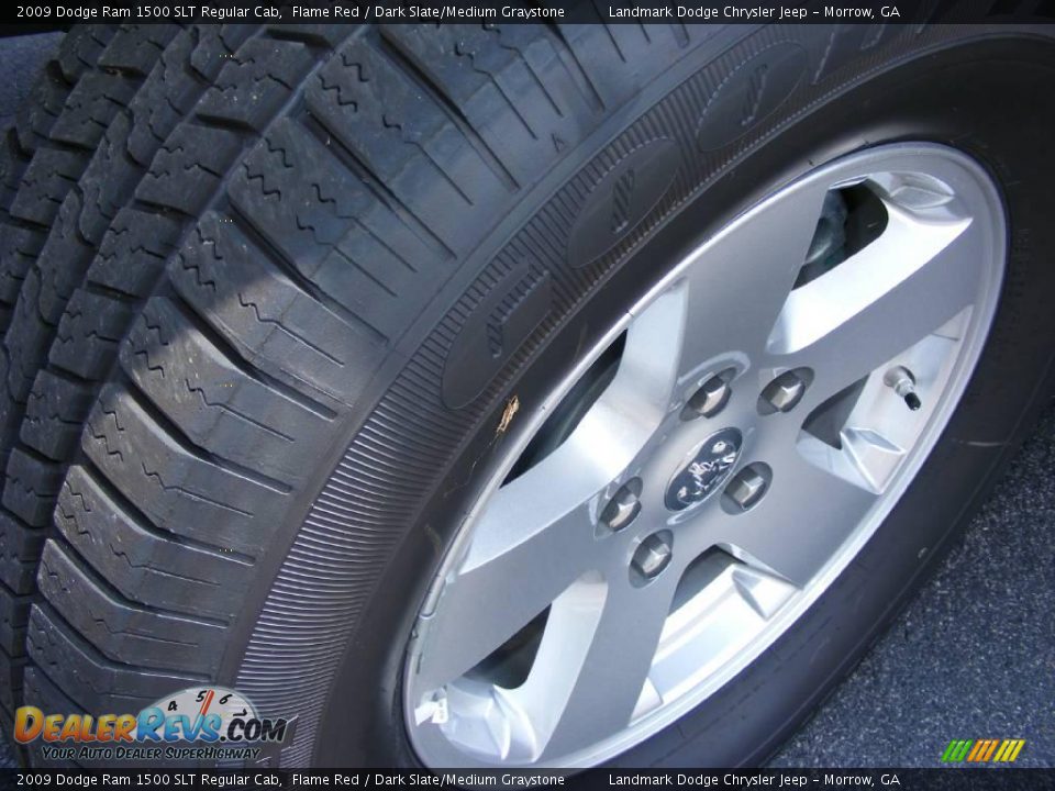 2009 Dodge Ram 1500 SLT Regular Cab Flame Red / Dark Slate/Medium Graystone Photo #11