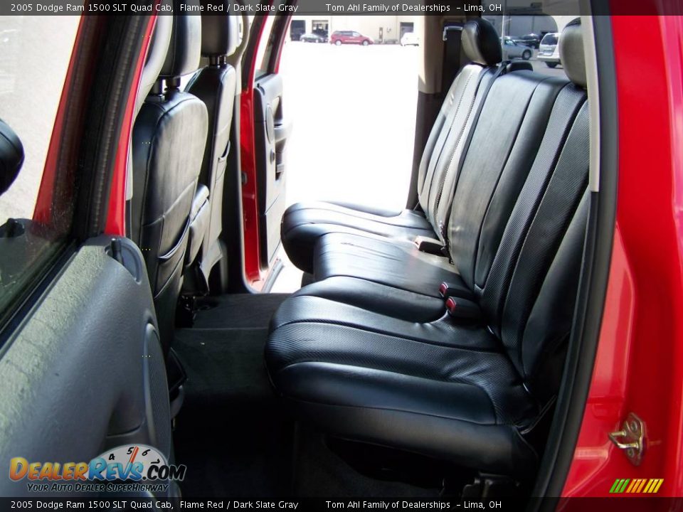 2005 Dodge Ram 1500 SLT Quad Cab Flame Red / Dark Slate Gray Photo #10