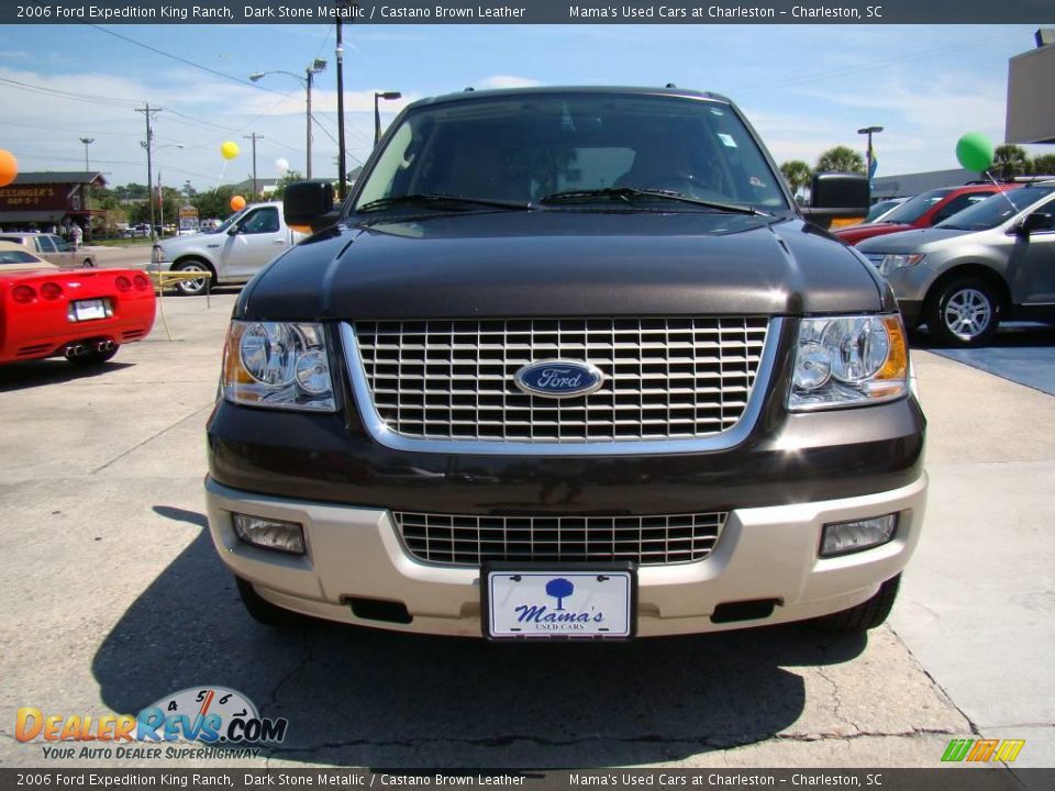 2006 Ford Expedition King Ranch Dark Stone Metallic / Castano Brown Leather Photo #3