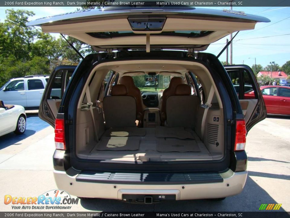 2006 Ford Expedition King Ranch Dark Stone Metallic / Castano Brown Leather Photo #11