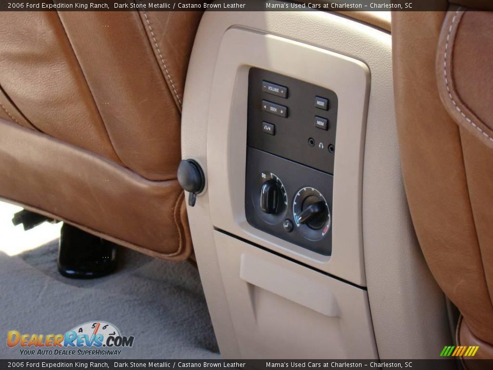 2006 Ford Expedition King Ranch Dark Stone Metallic / Castano Brown Leather Photo #15