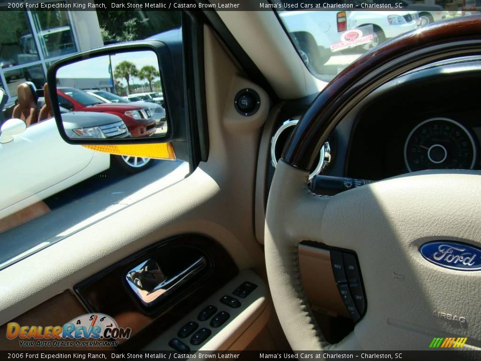 2006 Ford Expedition King Ranch Dark Stone Metallic / Castano Brown Leather Photo #19