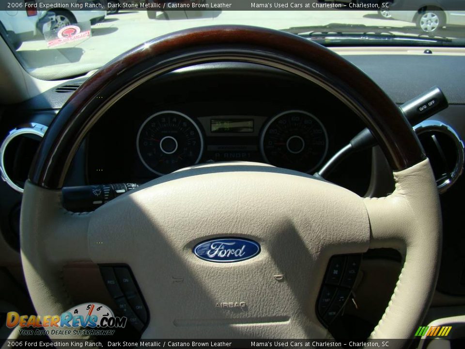 2006 Ford Expedition King Ranch Dark Stone Metallic / Castano Brown Leather Photo #20