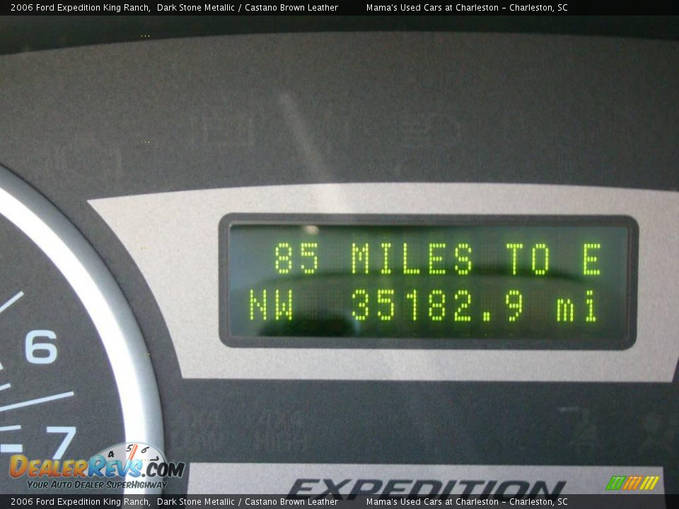 2006 Ford Expedition King Ranch Dark Stone Metallic / Castano Brown Leather Photo #21