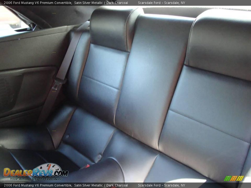 2006 Ford Mustang V6 Premium Convertible Satin Silver Metallic / Dark Charcoal Photo #14