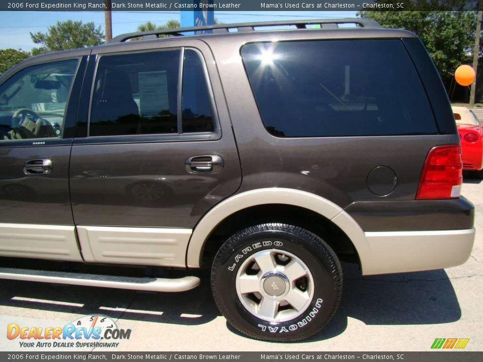 2006 Ford Expedition King Ranch Dark Stone Metallic / Castano Brown Leather Photo #27