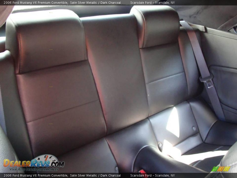 2006 Ford Mustang V6 Premium Convertible Satin Silver Metallic / Dark Charcoal Photo #16