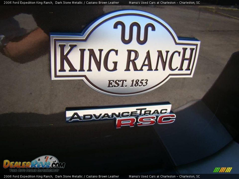2006 Ford Expedition King Ranch Dark Stone Metallic / Castano Brown Leather Photo #29