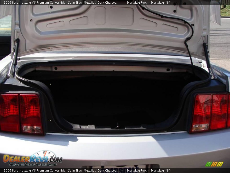 2006 Ford Mustang V6 Premium Convertible Satin Silver Metallic / Dark Charcoal Photo #22