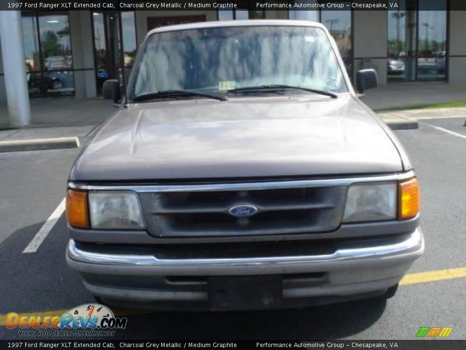 1997 Ford Ranger XLT Extended Cab Charcoal Grey Metallic / Medium Graphite Photo #9