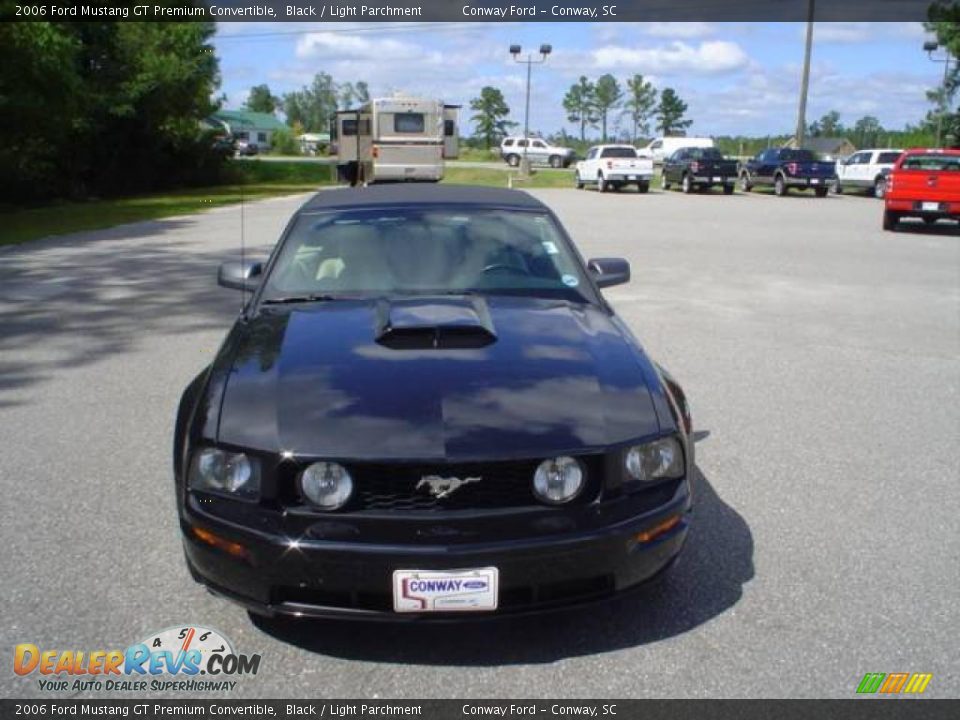 2006 Ford Mustang GT Premium Convertible Black / Light Parchment Photo #2