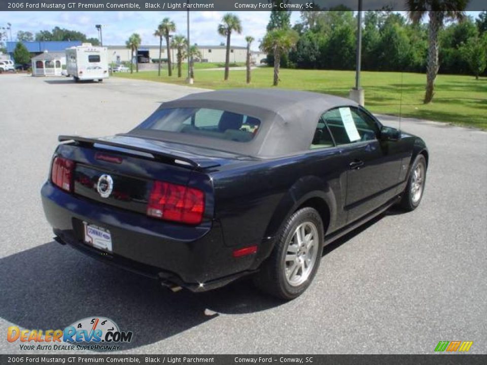 2006 Ford Mustang GT Premium Convertible Black / Light Parchment Photo #5