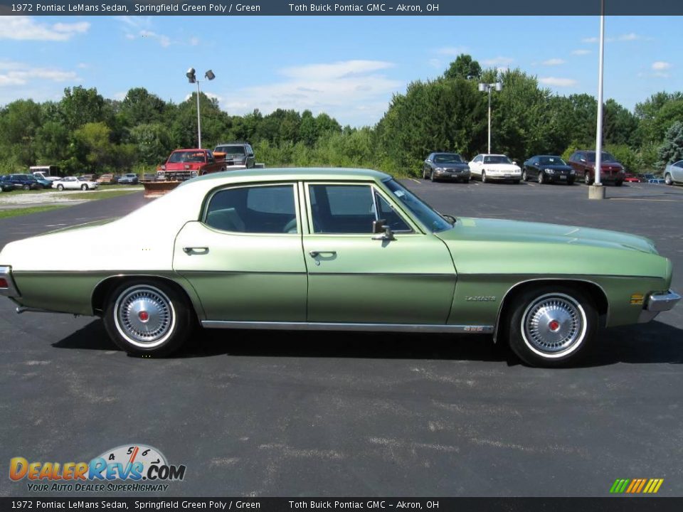 Springfield Green Poly 1972 Pontiac LeMans Sedan Photo #2