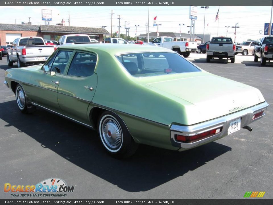 Springfield Green Poly 1972 Pontiac LeMans Sedan Photo #5
