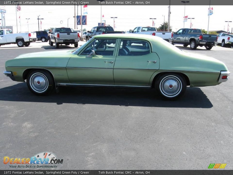 Springfield Green Poly 1972 Pontiac LeMans Sedan Photo #6