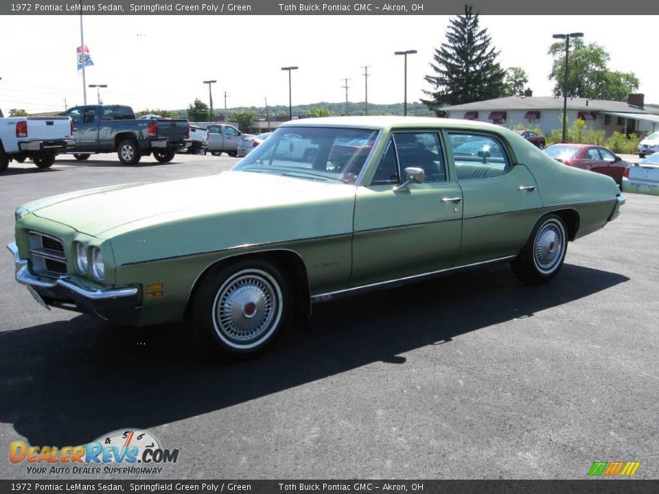 Springfield Green Poly 1972 Pontiac LeMans Sedan Photo #7