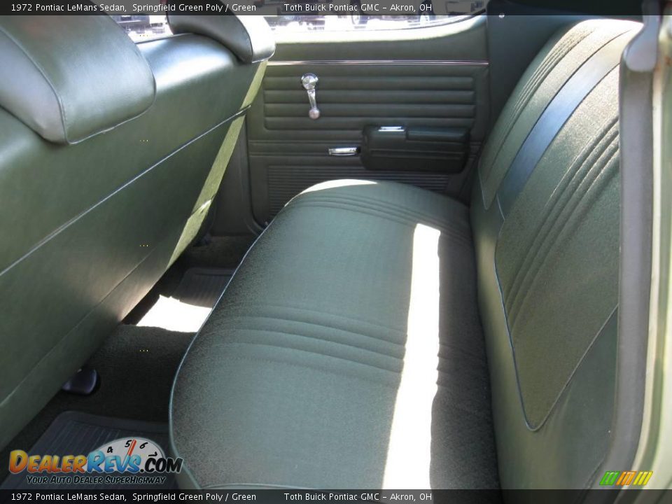 Rear Seat of 1972 Pontiac LeMans Sedan Photo #13