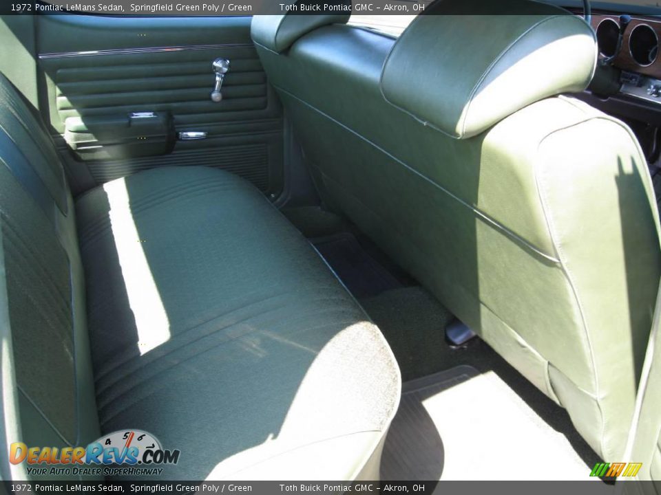 Rear Seat of 1972 Pontiac LeMans Sedan Photo #21