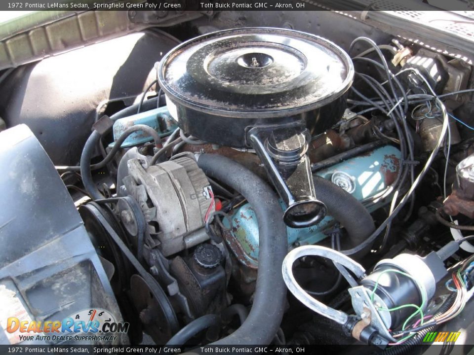 1972 Pontiac LeMans Sedan 350 cid OHV 16-Valve V8 Engine Photo #24