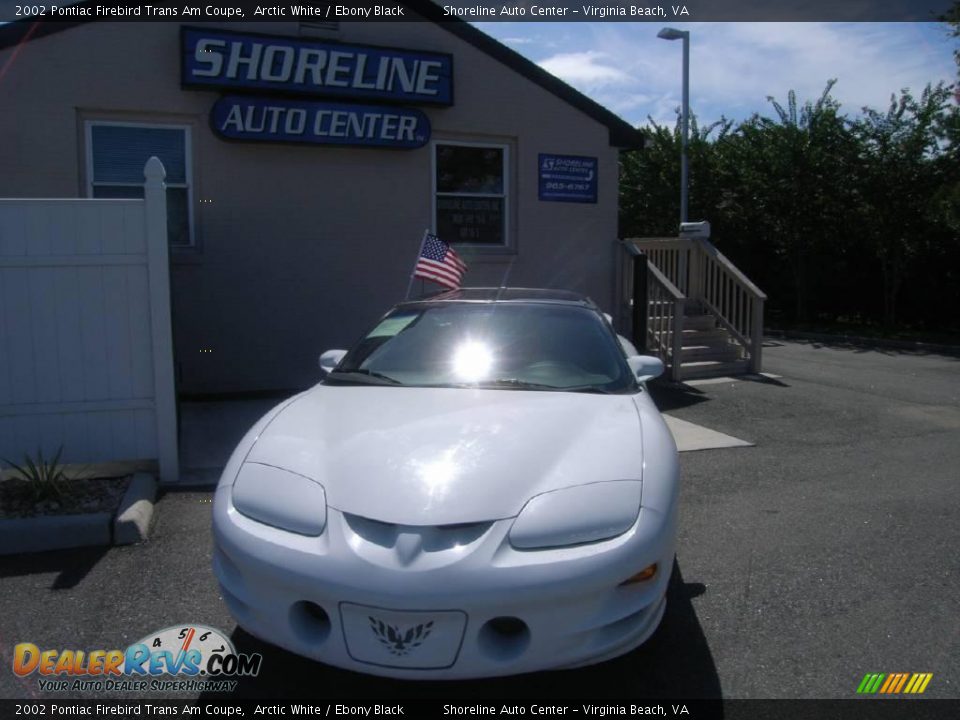 2002 Pontiac Firebird Trans Am Coupe Arctic White / Ebony Black Photo #1