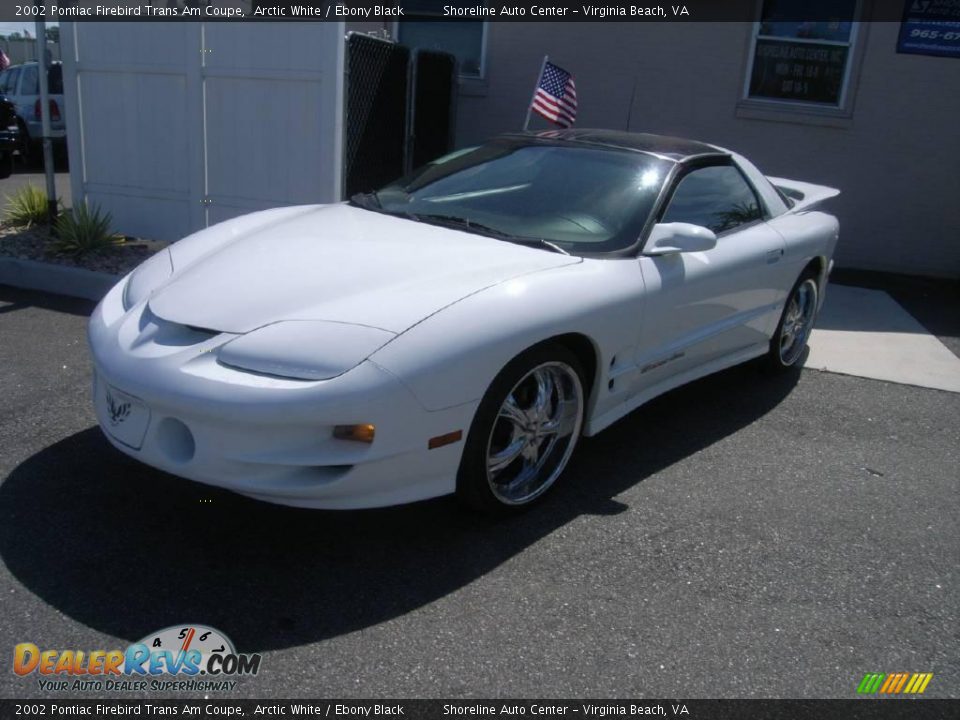 2002 Pontiac Firebird Trans Am Coupe Arctic White / Ebony Black Photo #2