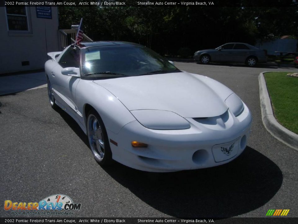 2002 Pontiac Firebird Trans Am Coupe Arctic White / Ebony Black Photo #8
