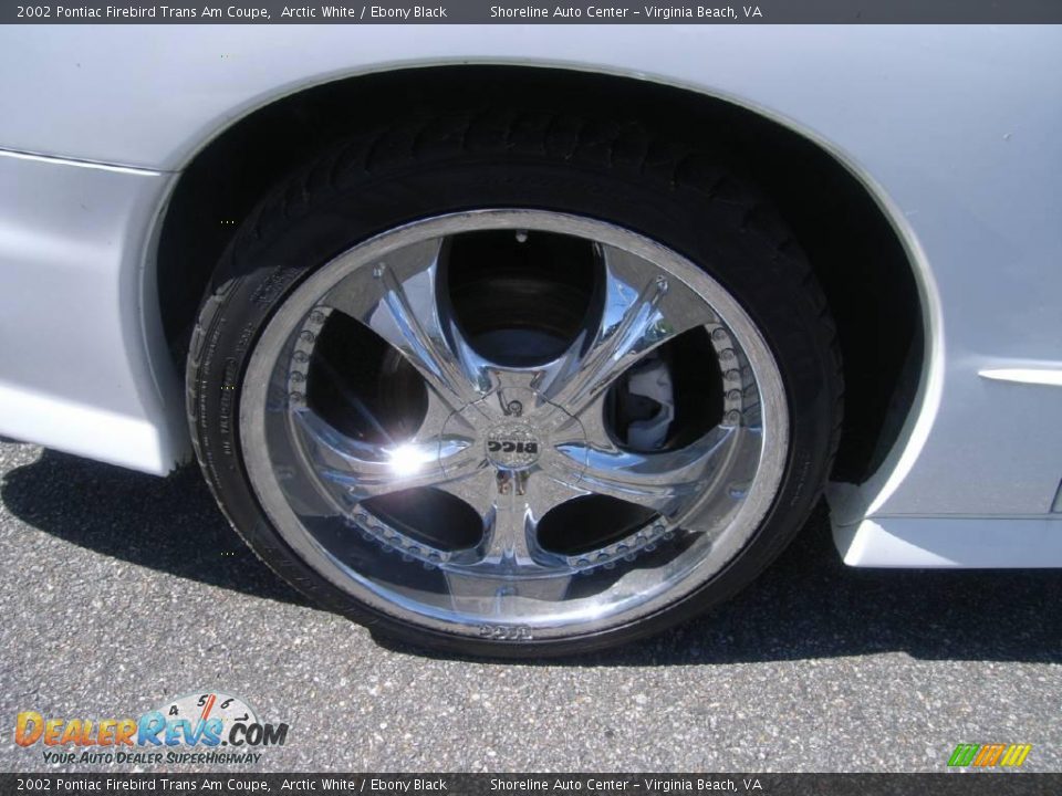 2002 Pontiac Firebird Trans Am Coupe Arctic White / Ebony Black Photo #11