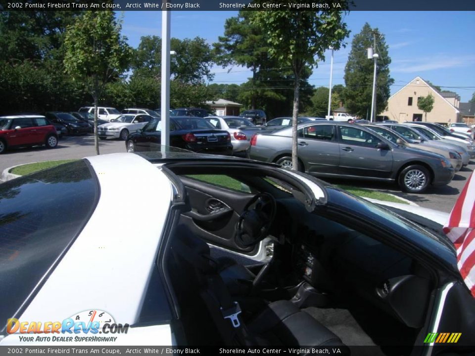2002 Pontiac Firebird Trans Am Coupe Arctic White / Ebony Black Photo #14