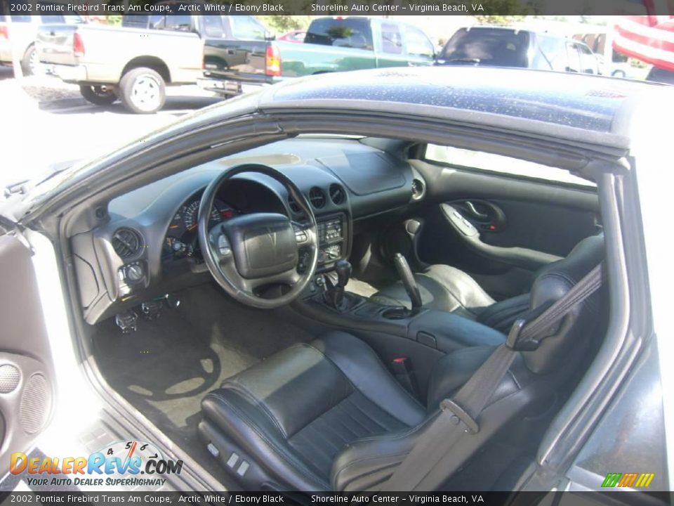 2002 Pontiac Firebird Trans Am Coupe Arctic White / Ebony Black Photo #15