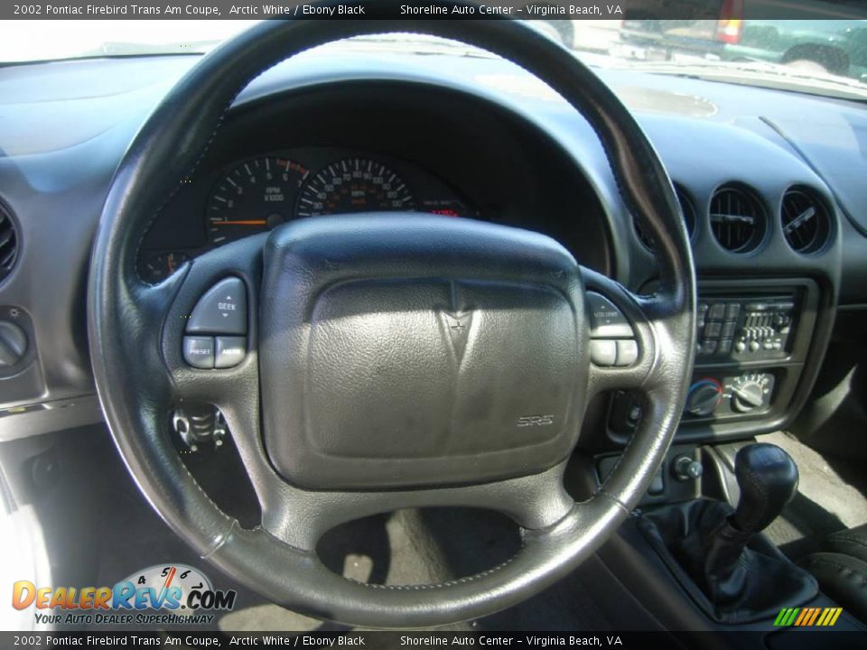 2002 Pontiac Firebird Trans Am Coupe Arctic White / Ebony Black Photo #18