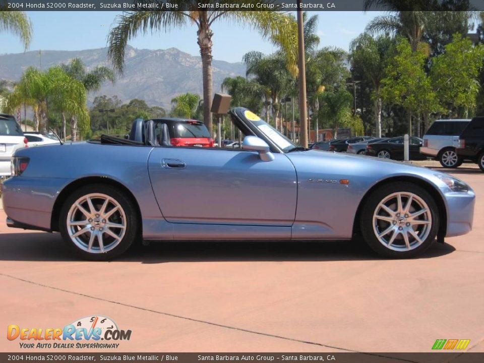 2004 Honda S2000 Roadster Suzuka Blue Metallic / Blue Photo #3